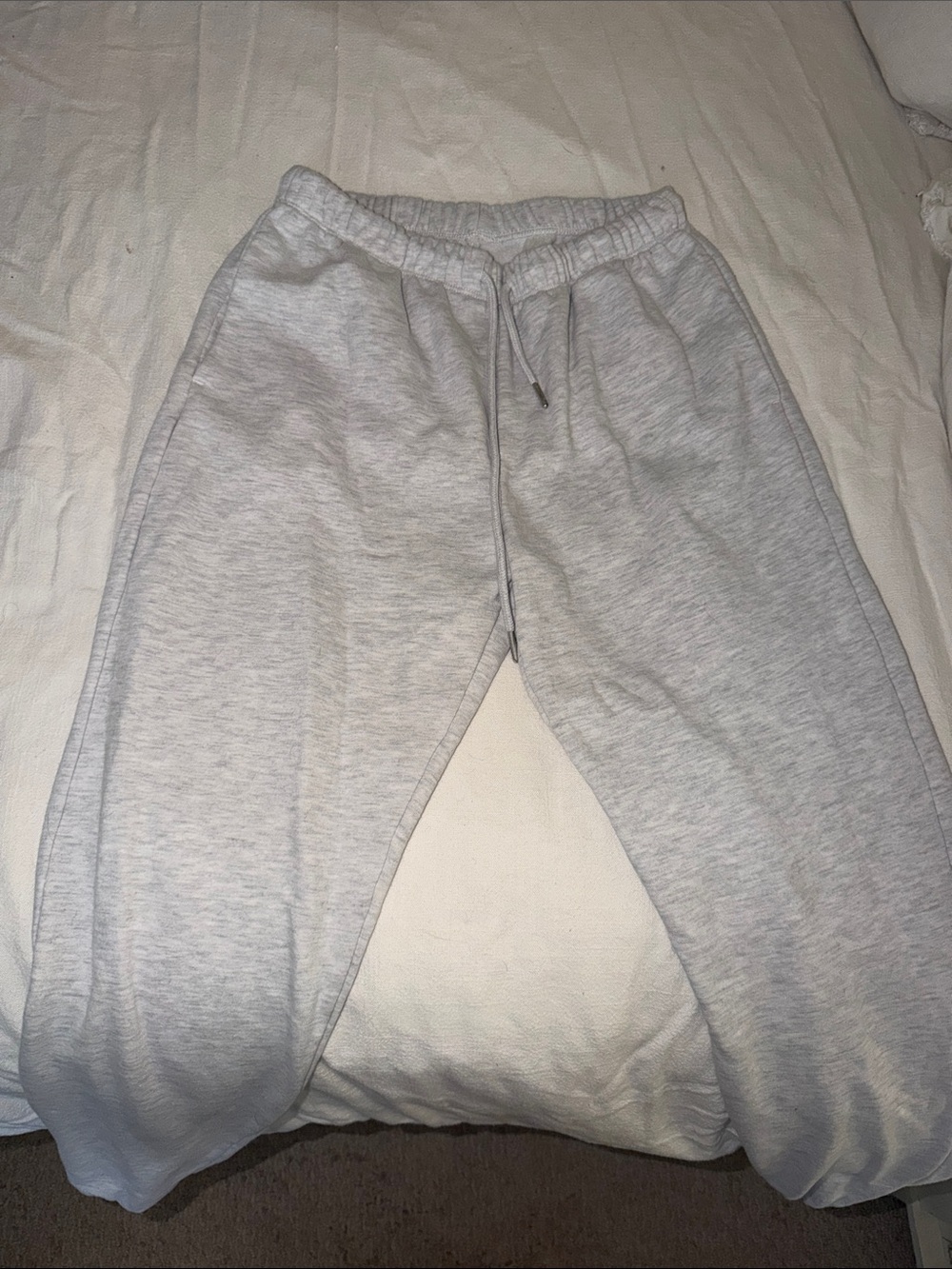 Garage Light Gray Kids Sweatpants with Drawstring